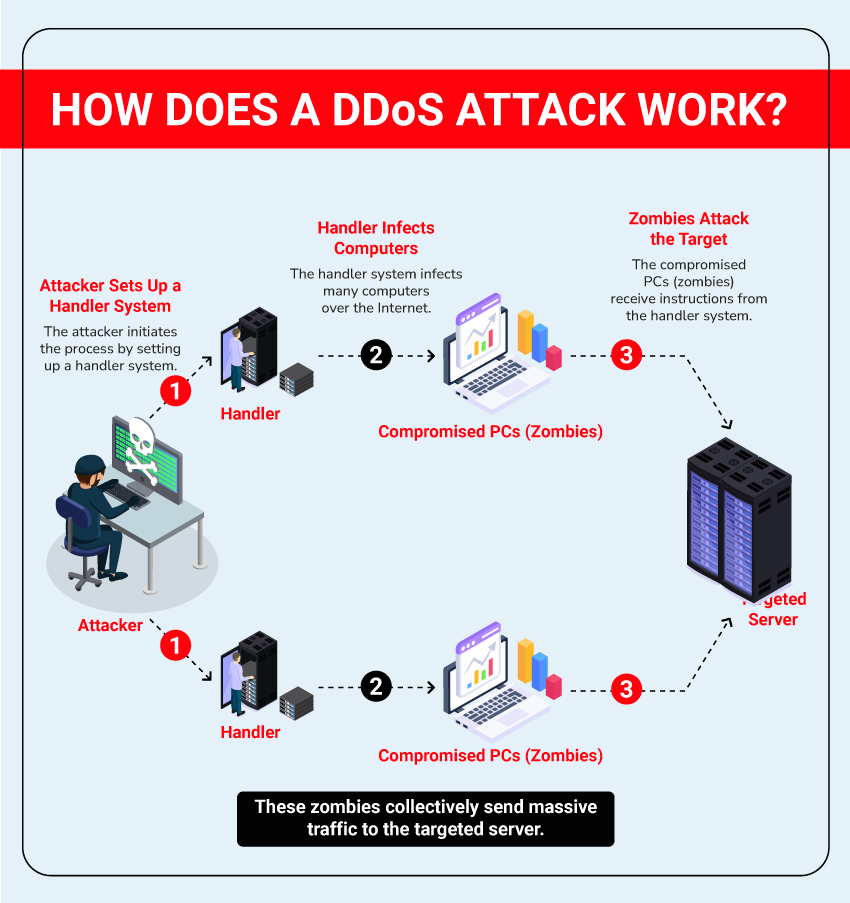 How Does a DDoS Attack Work