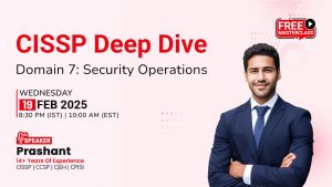 CISSP Deep Dive Domain 7 Security Operations