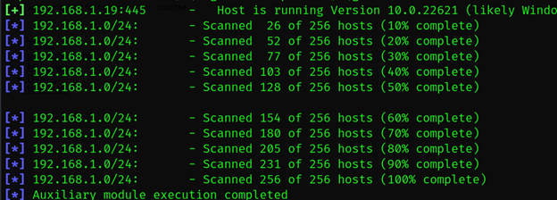 Vulnerability Scanning Command Example